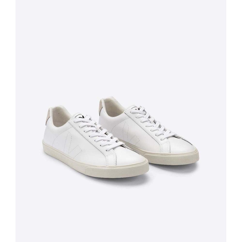 Veja ESPLAR LEATHER Sneakers Dames White/Beige | BE 621HAP